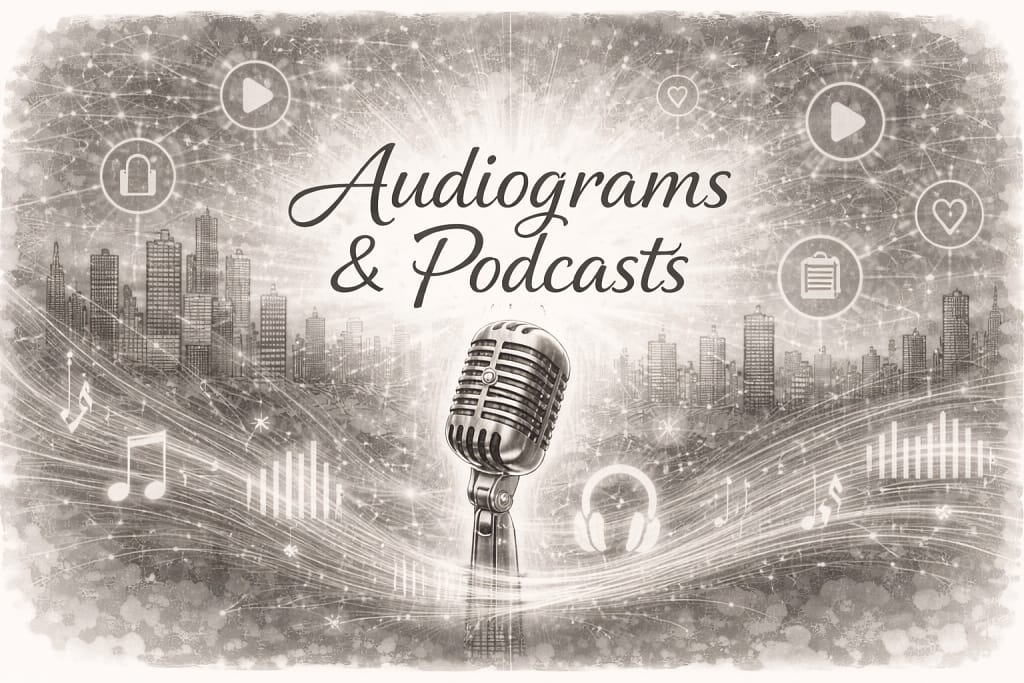 Audiograms and Podcast that define how the Innovation of AI has developed the need for Humaital