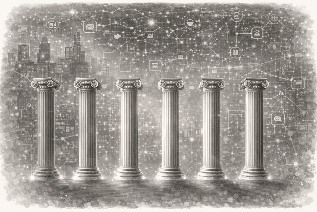 The six pillars of the HAI index include: Trust, Accountability, Purpose, Safety, Transparency and Impact