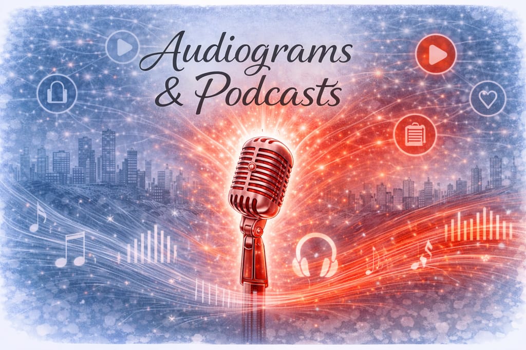 Audiograms and Podcast that define how the Innovation of AI has developed the need for Humaital
