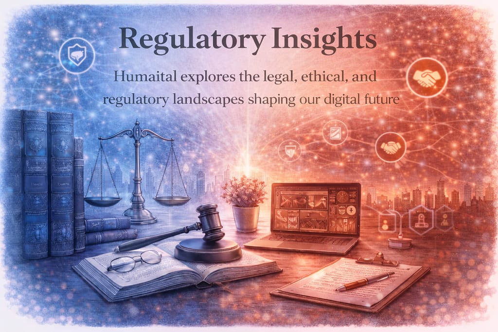 Humaital is keeping up with the Regulatory changes and insights that explore the legal, ethical and regulatory landscapes for the digital future