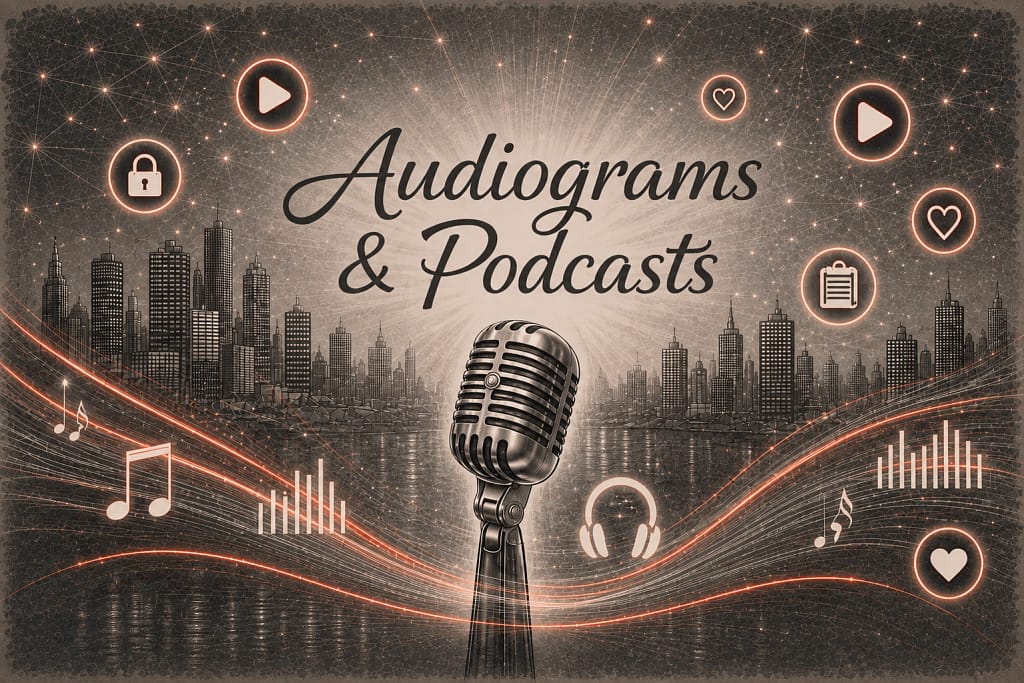 Audiograms and Podcast that define how the Innovation of AI has developed the need for Humaital